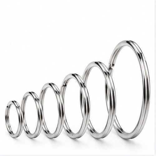 Nickel split key rings 25 - 20,