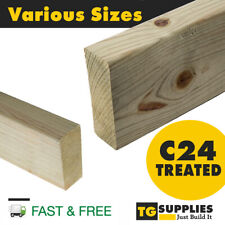 High Quality C24 Teated Timber PLANED 2x2, 3x2, 3x4, 4x2, 5x2, 6x2