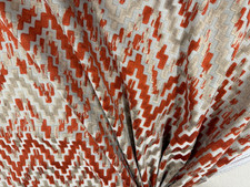 San Remo Velvet Fabric Rust