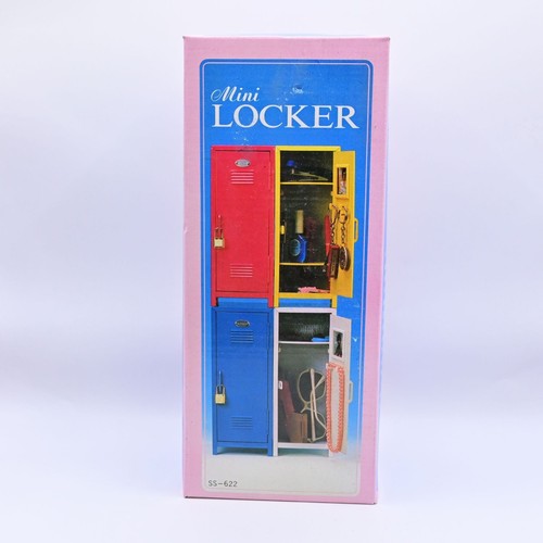 Vintage blue mini locker - vintage,