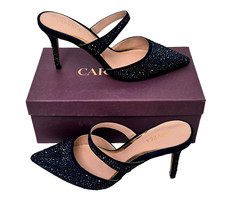 CARVELA Klosed Bling Stunning Blue Strappy Heeled Shoes Ladies EU 36 UK 3