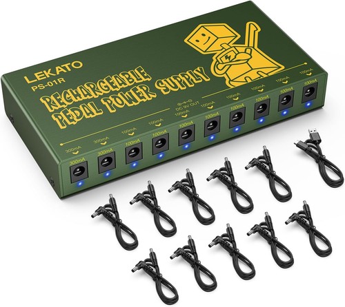 Lekato 10000mah guitar - 10000mah, pedal