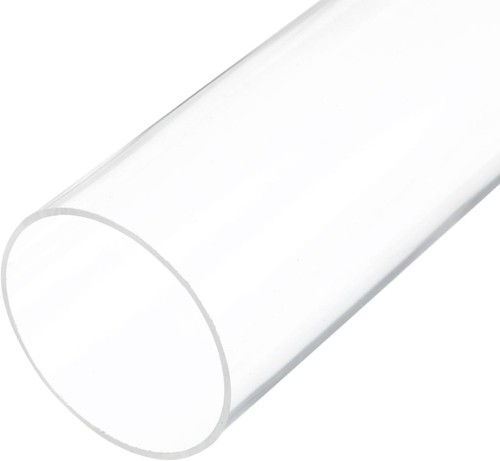 Clear acrylic pipe 66mm id - pipe,
