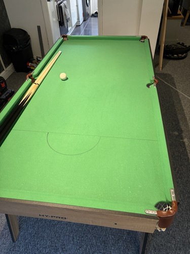 Pro 6ft folding snooker - 6ft,