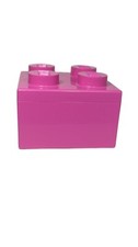 Lego pink knob square - pink, 4