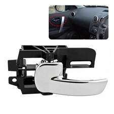 LEFT PASSENGER INTERIOR DOOR HANDLE CHROME FOR NISSAN QASHQAI (2007-2013)
