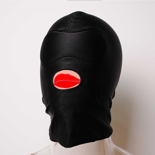Bondage open mouth hood - bondage,