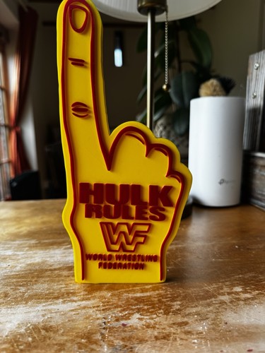 Wwf hulk rules foam - hulk,