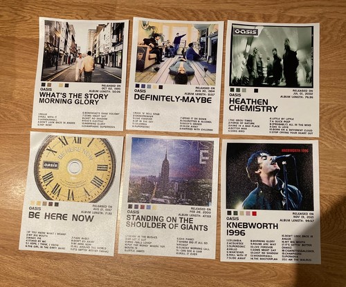 Oasis canvas album posters - album,