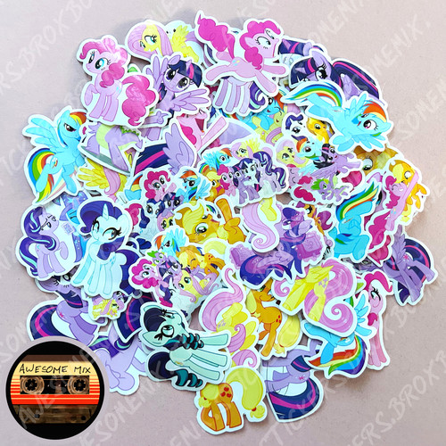 Little pony stickers - my,