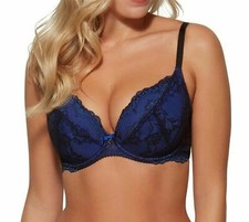 Gossard Superboost Lace Plunge Bra 7711 Underwired & Padded In Different Colours