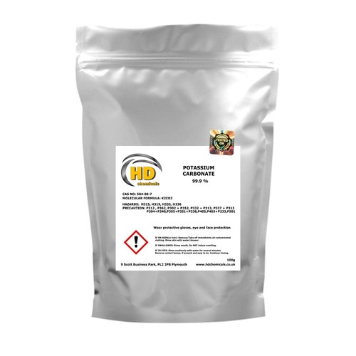 100g potassium carbonate - carbonate, pearl