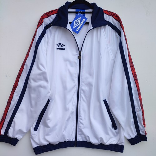 Umbro white 90s zip - white, up