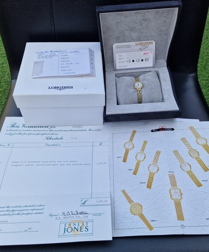 Rare longines ladies 9ct gold - rare,