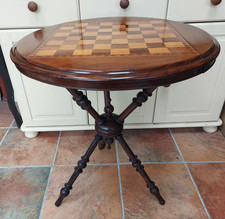 Antique Victorian chess table