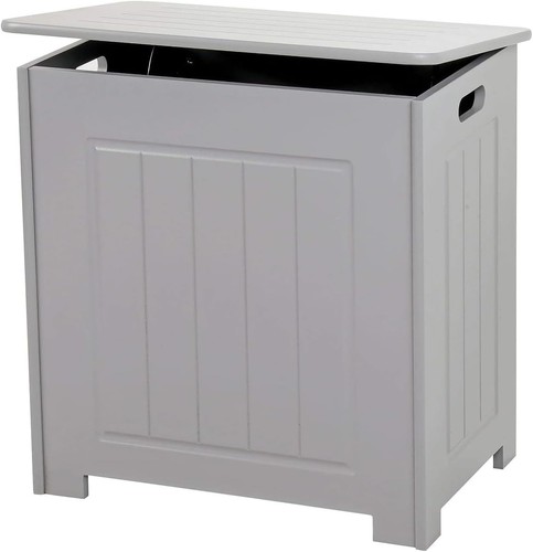 Wooden laundry basket with - laundry,
