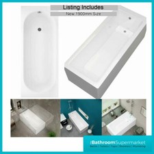 Modern Single ENDED BATH Tub Round Square leg Pack Included Huge Selection Sizes