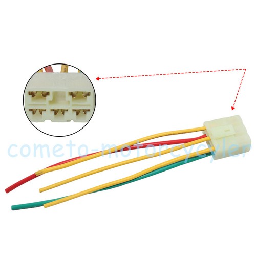 Stator plug connector - plug,