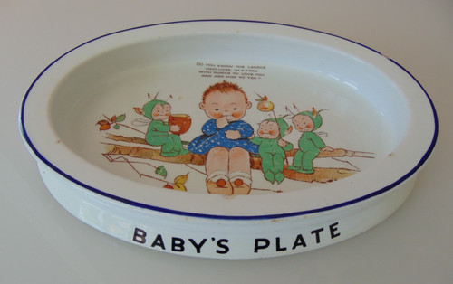 Shelley baby plate - shelley,