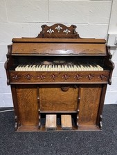 Vintage Harmonium Early 1900’s Pump Organ George Adcock Antique