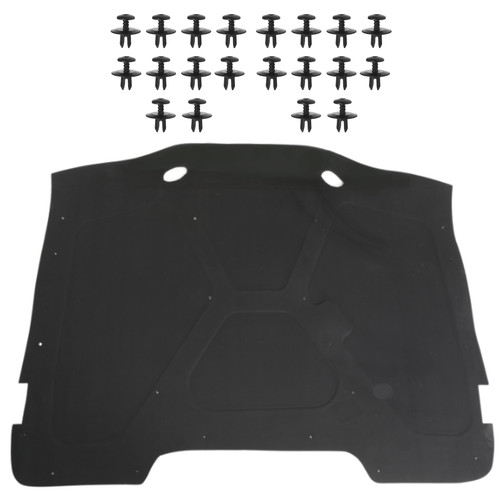 Sound insulating engine hood - engine,