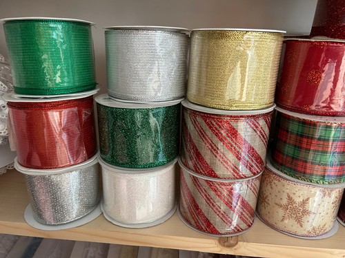 Wired seasonal ribbon - wired,
