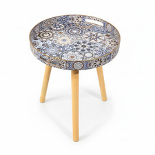 Round Side End Table 38cm –