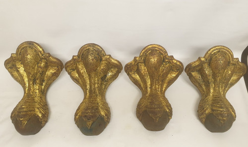 Set antique cast iron - set,