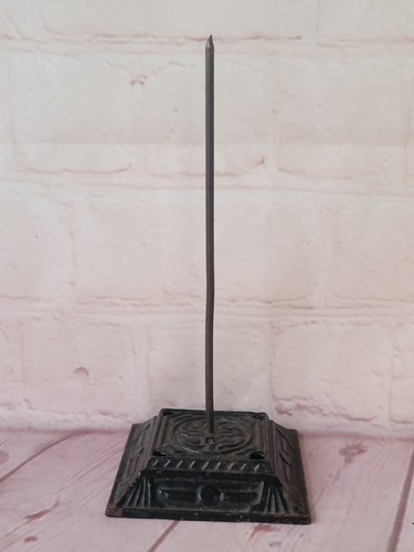Vintage metal receipt spike - vintage,
