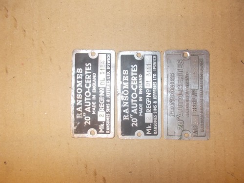 Ransomes auto certes - ransomes,