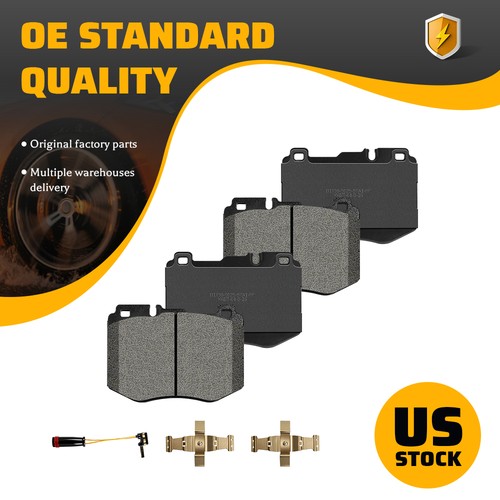 Front ceramic brake pads - pads, w/