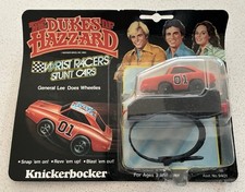 VINTAGE KNICKERBOCKER - DUKES OF HAZZARD - WRIST RACER - 1980 - SEALED ON CARD