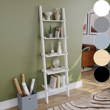 York Ladder Shelf Bookcase 3 4 5 Tier Display Storage Shelving Unit Stand Rack