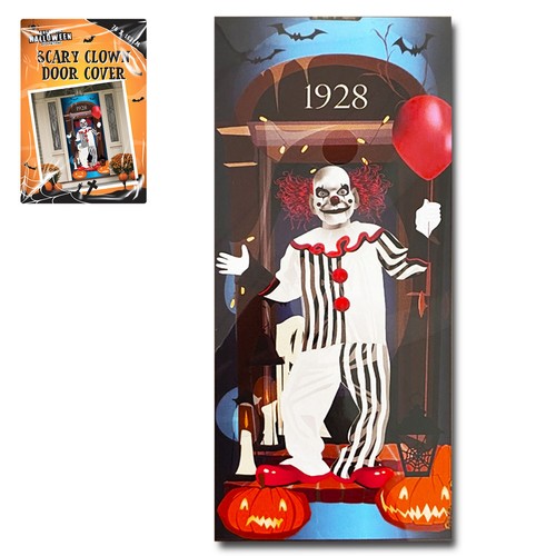 Halloween clown door - halloween,