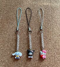 Handmade Set Of 3 Hello Kitty & Friends Mobile Phone Charm/Bag Charm 🎁