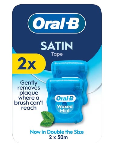 Oral satin tape waxed - oral-b,