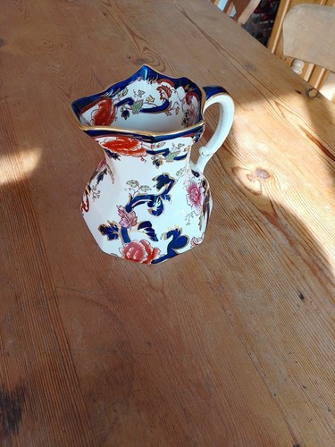 Mason blue mandalay jug - mason's,