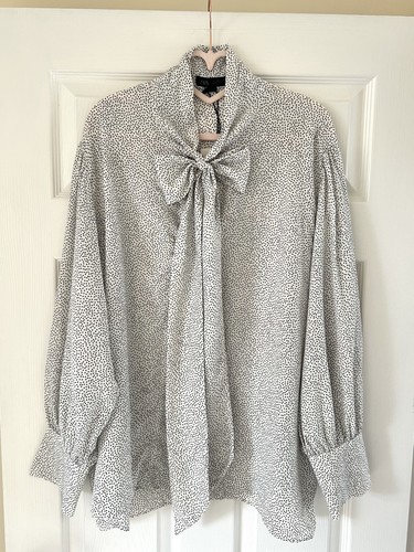 Zara womens ecru - polka, dot