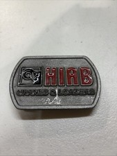 New Hiab Crane Loader Lift Logging Logger Machinery NOS Vintage Belt Buckle
