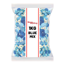 1kg BLUE Pick & Mix Sweets Bag