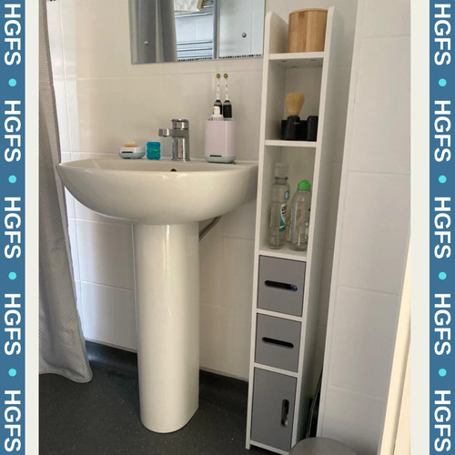Tall bathroom cabinet storage - tall,