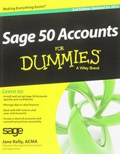 Sage 50 Accounts For Dummies 2014 by Kelly, Jane Book The Cheap Fast Free Post
