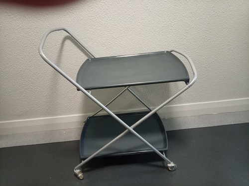 Vintage folding drinks trolley - vintage,