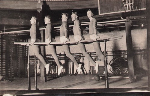 Men performing gymnastics - 5,