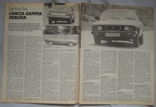 1978 lancia gamma berlina - lancia,