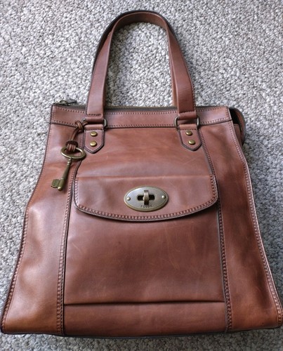 Fossil brown leather large - fossil,
