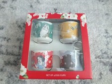 Cath Kidston Snow White Set Of 4 Egg Cups Never Used