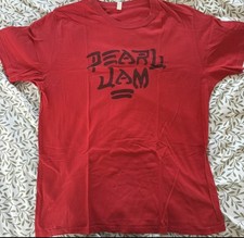 Pearl Jam Red T Shirt Skate