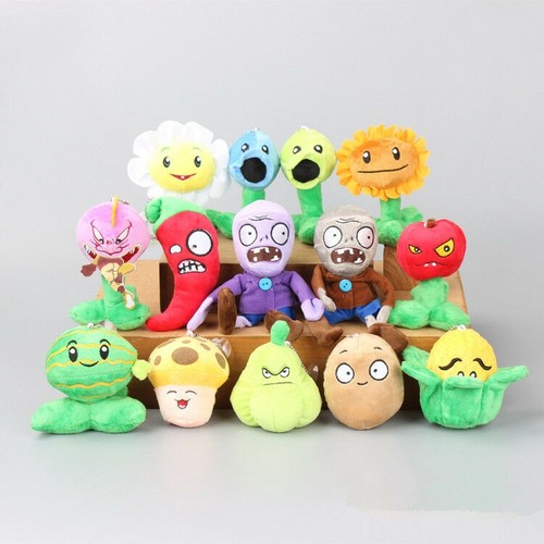14pcs plants zombies plush - plants,