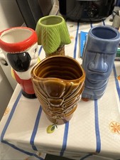 Tiki Style Cocktail Mugs